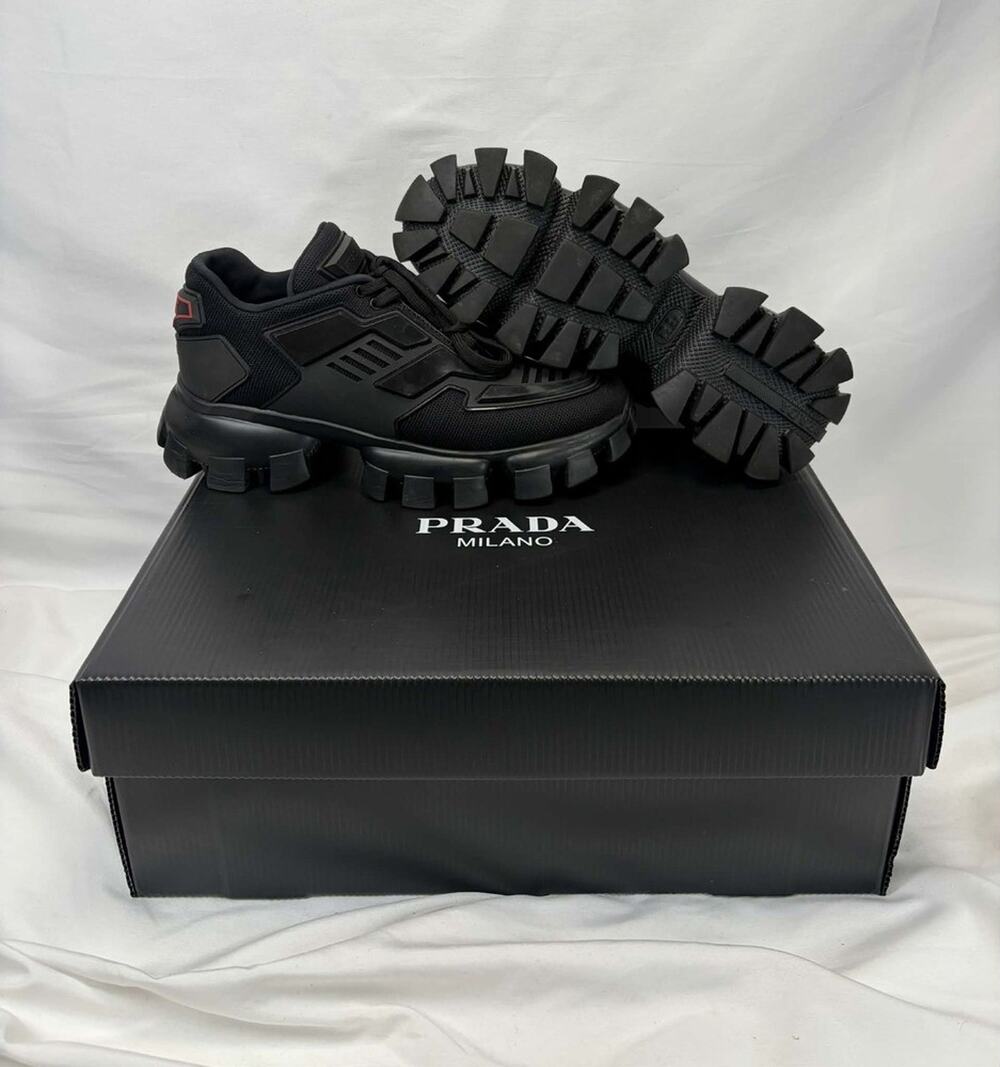 Prada Cloudbust Thunder Knit Sneakers womens US 9.5 SPB JA-364760
